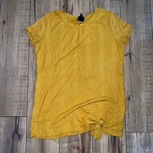 mustard color top